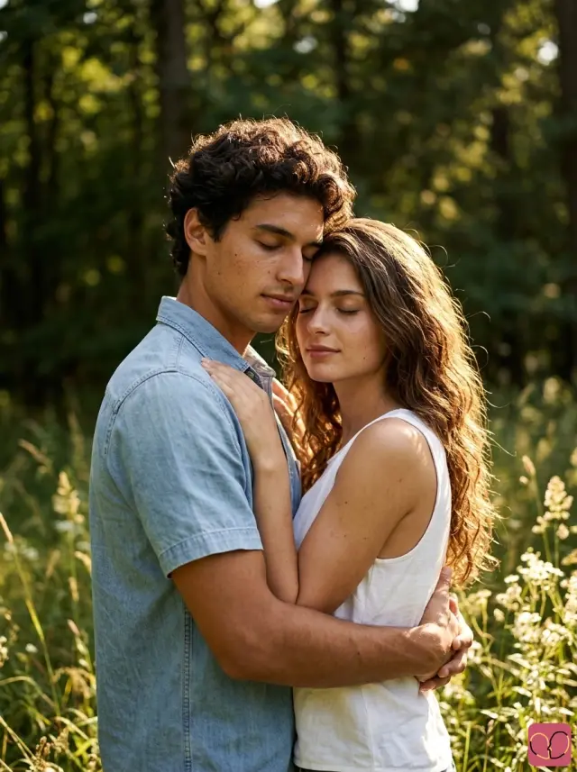 Forest Tall Grass Front Embrace